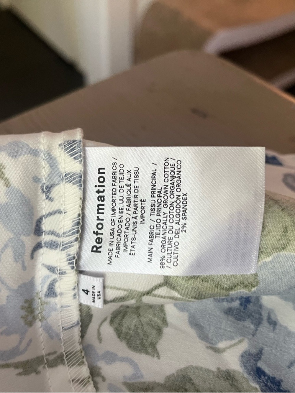 Reformation Bea Lucca Skirt Size 4 - Picture 10 of 10